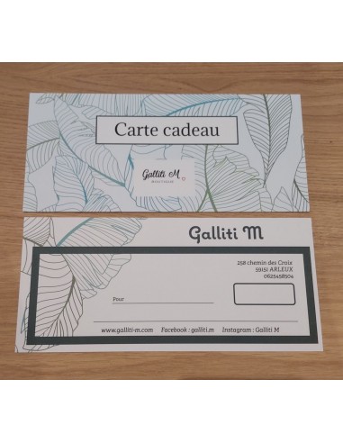 Carte cadeau