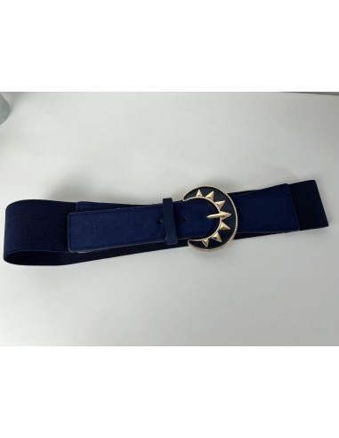 Ceinture élastique bleue marine