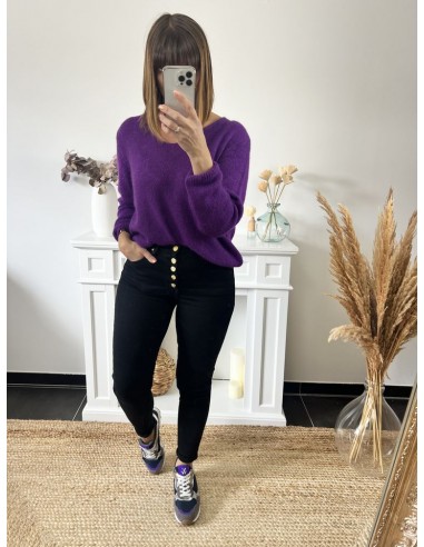 Pull Bertille violet