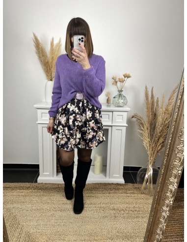 Pull Bertille lilas