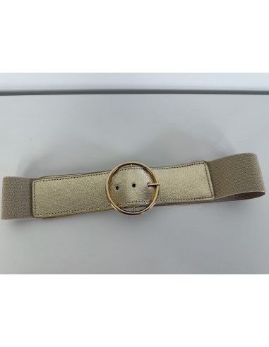 Ceinture élastique dorée