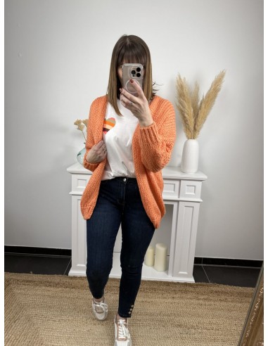 Gilet Lucille orange