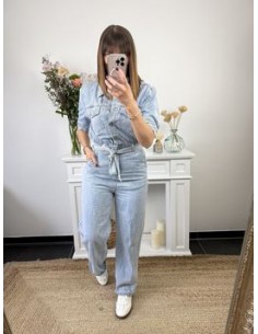 Combi pantalon en jean Léonie 2