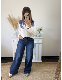 Chemise Jade bleue 2