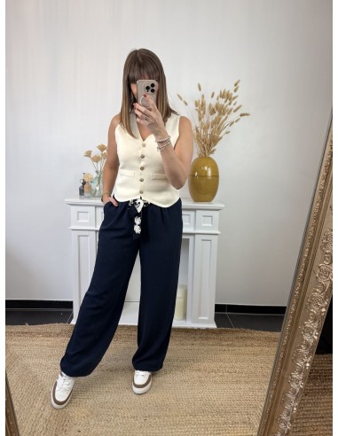 Pantalon Charlotte marine
