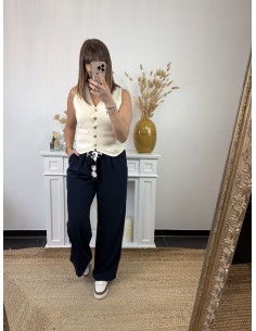 Pantalon Charlotte marine 2