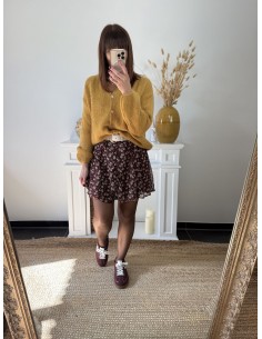 Gilet Cléa moutarde 2