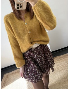 Gilet Cléa moutarde