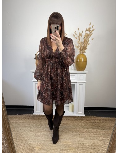 Robe Laetitia marron