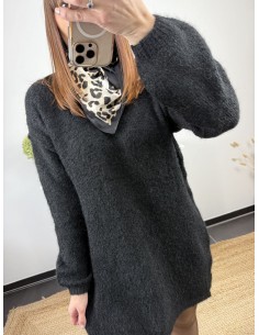 Robe pull foulard