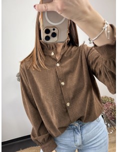 Chemise en velours