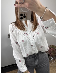 Blouse en gaz de coton Lilie