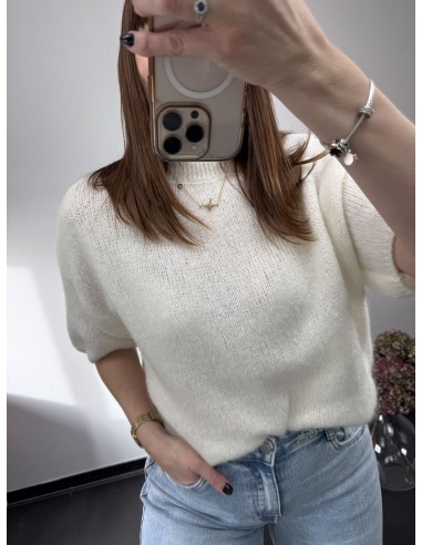 Pull Sarah blanc