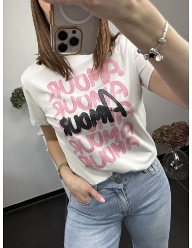 Tee shirt Amour blanc