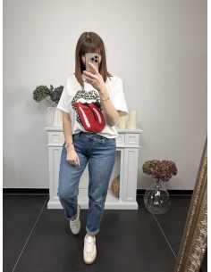 Tee shirt bouche Léo 2