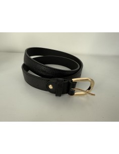Ceinture en cuir noir