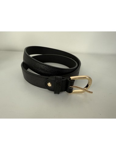 Ceinture en cuir noir