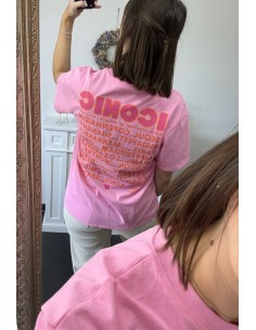 Tee shirt iconic rose