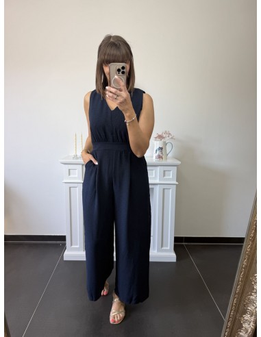 Combi pantalon bleu marine