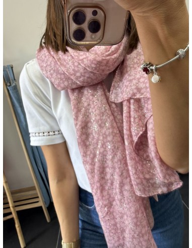 Foulard rose