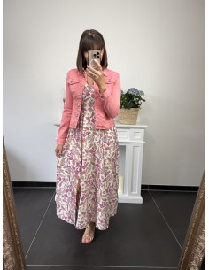 Veste Mathilde corail 2