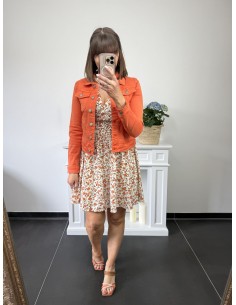Veste Mathilde orange 2