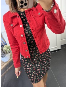 Veste Mathilde rouge 2