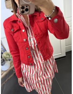 Veste Mathilde rouge