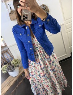Veste Mathilde bleu