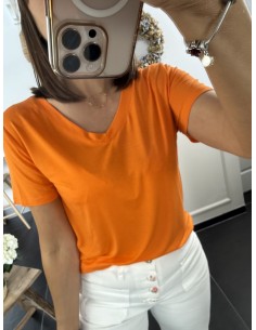 Tee shirt Lily orange