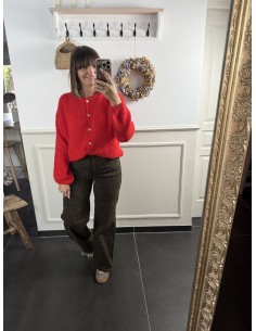 Gilet Sophie rouge 2