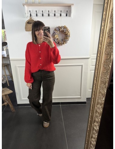Gilet Sophie rouge