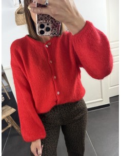 Gilet Sophie rouge