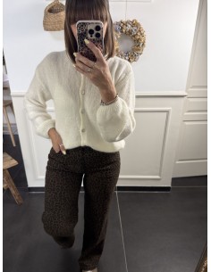 Gilet Sophie blanc