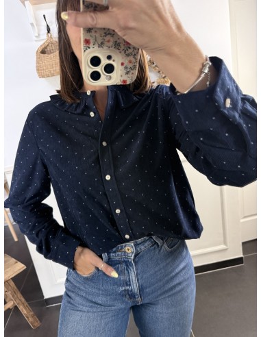 Blouse velours Ondine