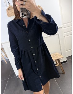 Robe velours Augustine 2