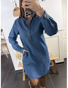 Robe en jean Léonie