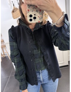 Gilet Ninon bleu 2