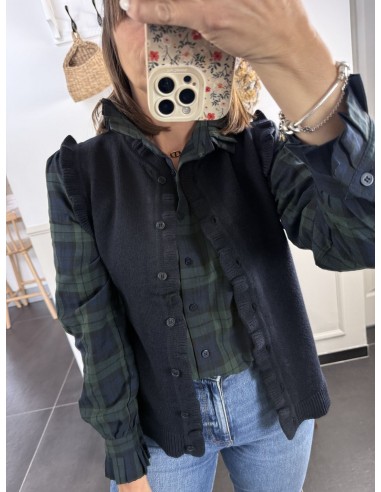 Gilet Ninon bleu