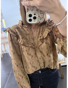Blouse en gaz de coton Audrey